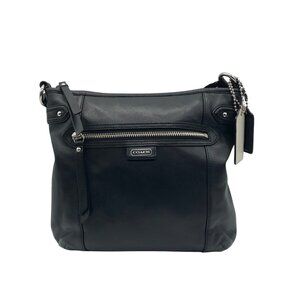 Coach Black Leather Shoulder Bag F23948